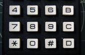 16-Tasten Tastatur Decodierung mit einem AVR MCU