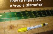 Macht spezielle Bänder Baum Durchmesser messen! 