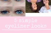 5 einfache Eyeliner sieht