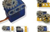 Servo-Motor angepasst an Lego
