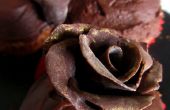 Modellierung von Schokolade Rosen