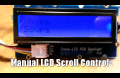 Manuelle LCD Scroll-Steuerung