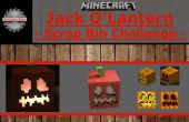 Minecraft Jack O'Lantern mit LED-Leuchten