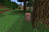 Reiten auf ein Schwein in Minecraft