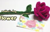 Pfeifenreiniger Blume - Muttertag Craft