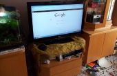 PC-TV versteckt Computer in einer Schublade Ihres Fernsehers
