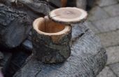 Brennholz zum natürlichen Kante Bowl