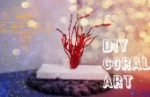 DIY-Korallen Kunst aus Heißkleber