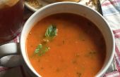Geröstete Tomaten-Basilikum-Suppe