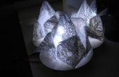 Lace Beleuchtung inspiriert von Origami Tulpe