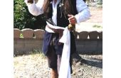 Wie erstelle ich eine Captain Jack Sparrow Kostüm auf einem Schuhzeichenketteetat! 