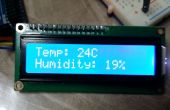 Arduino Temp/Feuchte-Sensor mit DHT11 und I2C LCD-eines Tages-Projekt