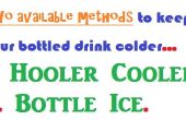 Halten Sie Getränke in Flaschen kälter - zwei zur Verfügung stehenden Methoden