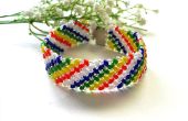 Wie erstelle ich einen handgemachten Rainbow 2-Loch Samen Perlen breite Armband für den Sommer