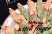 Einfach Halloween-Hexe-Finger-Plätzchen