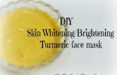 DIY Skin Whitening/Brightening Kurkuma Gesicht Maske - Home-Heilmittel für die Pflege mit Kurkuma
