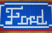 Ford Logo Lego Mosaik