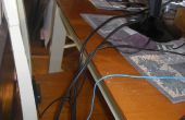 Einfache Office Supply Kabel-Organizer und Halter