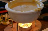 Fünf Minuten fondue-Topf