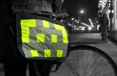 Große Tasche Abzeichen: Nähen auf hi-Vis Abzeichen für das Radfahren/laufen