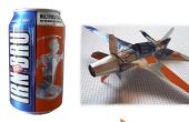 Drehen 3D-Modelle in Aluminium-Objekte mit alten Soda Dosen