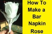 Wie erstelle ich eine Rose mit einer Bar Serviette