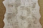 Alten ägyptischen Handschrift