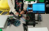 Mechanische Licht Sensor und Flex Sensoren gesteuert Blume Roboter