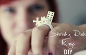 Preiswerte Möglichkeit um einen 3D Ring machen: Shrink Kunststoff verwenden! 