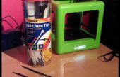 3D-Drucker Filament Spulen mit Kabelbindern zu verwalten
