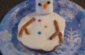 Schmelzender Schneemann Cookie