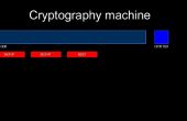 Kryptographie-Maschine bei der Verarbeitung