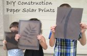 DIY Bau Papierabzüge Solar