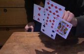 Wie halten sechs Karten berühren nur eine
