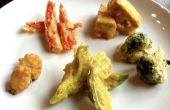 Tempura-Gemüse und Tofu