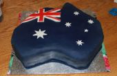 Wie erstelle ich eine Australien Flagge geformte Kuchen