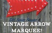 DIY Solar Power Vintage Pfeil Festzelt! 