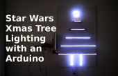 Arduino Powered Wand Weihnachtsbaum w / Star Wars Theme LED Lichter