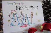 "Bah Humbug" hinterhältigen Schneemänner Weihnachtskarten - Weihnachten mit Haltung! 