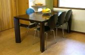 Extendable Dining Table mit mehr Beinfreiheit