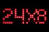 Ein riesigen LED-Zeichen zu machen! (24 x 8 Matrix) 