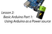 Lektion 2: Mit Arduino als eine Energie Quelle für eine Schaltung