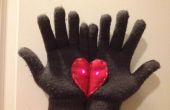 LED "Handvoll Herzen" Handschuhe
