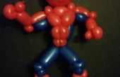 Spider-Man Ballon Skulptur