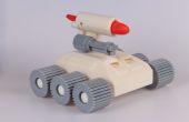 Anfänger Leitfaden für 3D-Druck mit dem Objet Connex 500: wie man eine Missile Launcher Tank zu bauen (und das Chaos, Sie dabei machte, sauber)