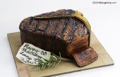 Realistische Porterhouse Steak Kuchen