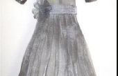 Iseeamoose Kreationen ~ Haute Couture Metall Bildschirm Kleid