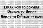 Dezimal, Binär und umgekehrt konvertieren