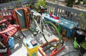 Fahrrad-Generator Patio Möbel hergestellt aus recycelten Materialien w / Spannung reguliert Battery Charging System