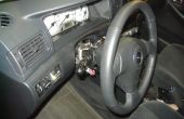 Toyota Corolla 2007 Bindestrich entfernen Instrumententafel Radio Konsole Schlange